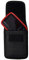 L-V2BLACK Premium Nylon Tasche mit Gürtelclip für Freestyle Libre & Freestyle Libre 2 mit Schutzhülle