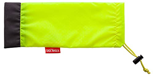 Tatonka Peg Pouch - Packbeutel für Zeltheringe bis ca. 25 cm Länge - Mit verstärktem Boden, Schnürzug und Kordelstopper - In Signalfarbe Leuchtgelb für Gute Sichtbarkeit - 28 x 11 cm