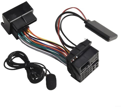 Adaptador Bluetooth inalámbrico, adaptador de cable auxiliar de audio, micrófono externo Bluetooth para Opel Astra Zafira Tigra CD30 CDC40 CD70 DVD90