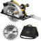VITO - Scie circulaire électrique 2100 W 4500 tours/min 2 Lames pour scie Ø 235 mm Sacoche à outils