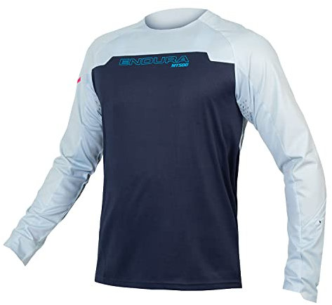 Endura MTB-Jersey Langarm MT500 Burner Blau Gr. XXL