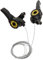 NA 1 Paar 3 x 5/6/7 Gang MTB Fahrrad Daumenschalthebel Top Mount Shifters Silbrig