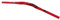 Alomejor 31,8 mm Mountainbike-Lenker, Aluminiumlegierung Mountainbike Fahrrad Lenker extra lang 720 mm Rot