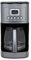 Cuisinart Cafetera, jarra de vidrio de 14 tazas, totalmente automática para control de fuerza de preparación y ajuste de 1 a 4 tazas, acero inoxidable, DCC-3200GMP1, plomizo