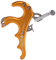 wisoolkic Bogenschießausrüstung Robuster Hunter C2 2 Compoundbogen Release Free Vier Finger Griff Outdoor Supplies Bögen Teile, Gold