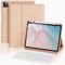 Tastiera ingrandita con tastiera con custodia per iPad Pro 12,9 pollici di sesta generazione, tastiera retroilluminata anti-caduta per iPad Air 13 (M2 2024), custodia con tastiera staccabile per iPad