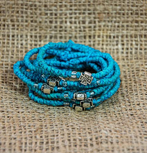 Handgefertigtes Gebetsseil, Komboskini-Armband 52 Knoten mit Kreuz, griechisch-orthodoxes Armband Chotki Brojanica gesegnet vom Berg Athos, religiöses Geschenk