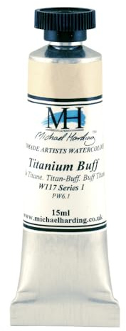 Michael Harding Professional Watercolors - 15ml Tubes (Titanium Buff)
