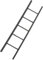 Dolls House Grey Straight Step Ladders Miniature Garden Outdoor Accessory 1:12