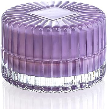 kanpura Schmuckkästchen mit Deckel, für Damen, klein, mit Deckel, Violett