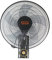 VINCO VENTILATORE PARETE IN ALLUMINIO 45W D 40 CM CON 5 PALE NERO (38687)
