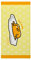 Franco Collectibles Gudetama Badetuch, superweich, Baumwolle, 152,4 x 76,2 cm, 100 % offizielles Lizenzprodukt