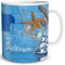 TRIOSK Tasse Baltrum Nordsee Insel Souvenir Geschenk Maritim für Reiselustige Nordseeliebhaber Frauen Männer Büro Kollegen, Keramik 300ml