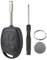 Fernbedienung Schale Geeignet für Ford Mondeo Fiesta Alten Mondeo gerade Focus KA Transit K2 2002-2012 3-Knopf mit Schraubendreher und Schlüsselring und CR2032Batterie