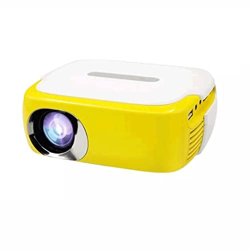 Portable LED Projector With HDMI Compatible Built-in Speaker For Home Movie Video Player (860 Yellow 162 * 130 * 65MM)