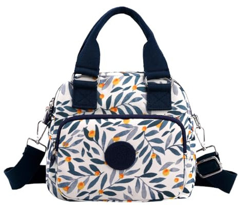 FAVORTALK Nylon Umhängetasche Damen Mittelgroß Wasserdicht - Crossbody Bag Handtasche Leichte Schultertasche Verstellbarer Breitem Freizeit Kleine Messenger Bag für Einkaufen - DJB01415