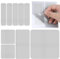 REDTRON Window Screen Repair Kit Tape, 90 Pcs Extra Strong Adhesive Waterproof Fiberglass Mesh Tape, Mosquito Screen Net Repair Tape Patches Quick for Repairing Screen Windows Doors Nets Holes