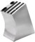 GREENADSCAPE Besteckhalter Stand leerer Block Scherenblock moderner Block Küchenblock storage shelves abstellständer geschirrhalter abstellregal küchenschrank-organizer Besteckständer Silver