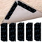 YOURKAY 24 Pezzi Adesivi Ferma Tappeti, 13 * 2,5 cm Antiscivolo per Tappeti, Ferma Tappeto Riapplicabile per Il Fissaggio della Moquette (Nero)