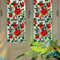 Milchglasfolie 43x100 cm Rot Grün Elegant Fensterfolie Badezimmer Sichtschutzfolie Fenster Büro Fensterfolie Blickdicht Wiederverwendbar Folie Fenster Sichtschutz Fenster Folie 1 Stück