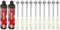 Schwerlast-Befestigungsset mit ZULASSUNG : 10x 16x190mm Ankerstangen gvz. + 2x Liquix Pro 1 + 10x 20x130mm Siebhülsen, Montagesets M6-M16 (Verzinkter Stahl, M16 x 190mm)