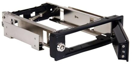 Hot Swaps Rack pour disques durs 3,5 Plateau interne moins de disques durs Boîtier de fond de panier 5.25 Adaptateur de disque dur interne