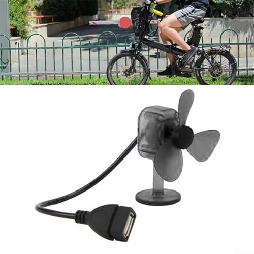 Tragbare Windturbine USB-Ladegerät 5 W Outdoor Power Bank Atmosphäre Licht für Radfahren Auto Reisen 14 x 12 x 6 cm