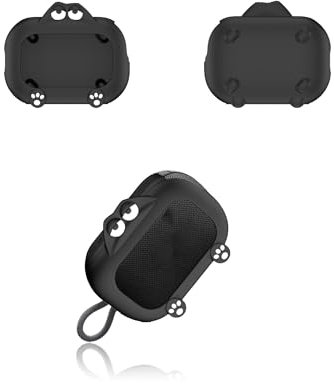 Protective Case for Anker Soundcore Select 4 Go Bluetooth Speaker, yystao Silicone Case Compatible with Anker Select 4Go, Shockproof, Dustproof, Durable, Black