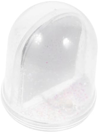 Mobestech Selbstgemacht Schneekugel Bastelset Klar Kunststoff Schneekugelkuppel Geschenk Dekoration Mit Bilderrahmen Zum Selbermachen