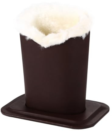 CIYODO 2pcs Eyeglass Holder Eyeglass Stand Leather Desktop Decoration for Holder Office Accessories Brush Pot