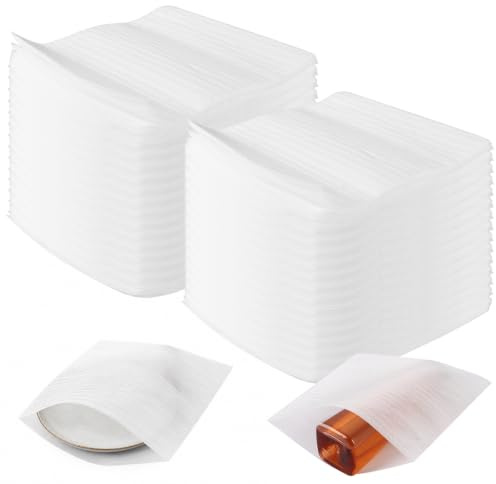 LOLYSIC Pack of 200 Packaging Material 20 x 20 cm Moving Foam Film Foam Packaging for Moving Crockery Storage Glasses Wine Bottles Shipping