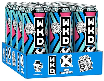 WKD X Blue Raspberry 7% 12 x 500ml Cans