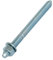 Ankerstangen, Verbundanker, Gewindestangen, verzinkt, M10 x 130mm, 10 Stück