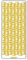 Ursus 593000129 - Kreativ Sticker Bordüre Weihnachtsbaum, gold, 5 Stickerbögen, selbstklebend, leicht abziehbar, ideal für Kartengestaltung, Scrapbooking und Dekorieren von Geschenken