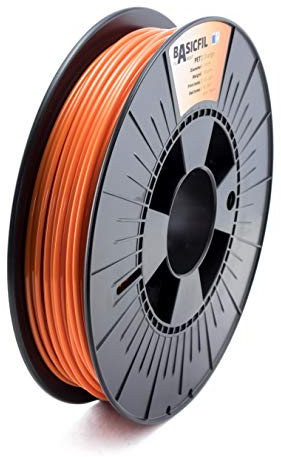 BASICFIL PETG (3D Drucker Filament), 2.85mm, 500g, Orange