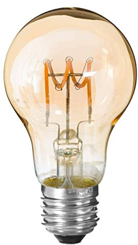 A60 Amber verdrillte gelbe LED-Glühbirne 2W
