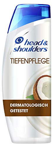 Head & Shoulders Tiefenpflege Anti Schuppen Shampoo Mit Kokosöl, Bei Fettigem Haar, Shampoo gegen Schuppen, 72 Stunden Schutz Vor Schuppen, Juckreiz Und Trockenheit, 300ml