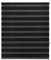 Blindecor Rollo nach Maß für Nacht und Tag, schwarz, 130 x 250 cm (Breite x Höhe), Stoffgröße 127 x 245 cm, Nacht- und Tagesrollo