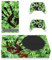 PlayVital Adesivo Skin per Xbox Series S Console&Controller Sticker Decal Cover Vinile per Xbox Series S-Erbe Insanguinate