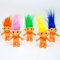 MVS Wholesale Große Packung mit 24 x Lucky Retro Trolls Figuren, ideale Partytütenfüller und Gastgeschenke, Pinata-Preise, Goody Bags und Cake Toppers