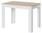 Habitdesign Mesa Auxiliar Fija, Mesa Cocina, Acabado en Color Blanco Artik y Roble Canadian, Modelo Cloe, Medidas: 109 cm (Ancho) x 67 cm (Fondo) x 78 cm (Alto)