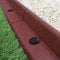 Bordure de Pelouse Flexible Bordure de Jardin Gazon Bordure de Chemin Bordure de Potager Bordure de Lit de Fleurs Bordure Surélevée en Caoutchouc Gazon Artificiel Terracotta | Lot de 50 x 1.2m