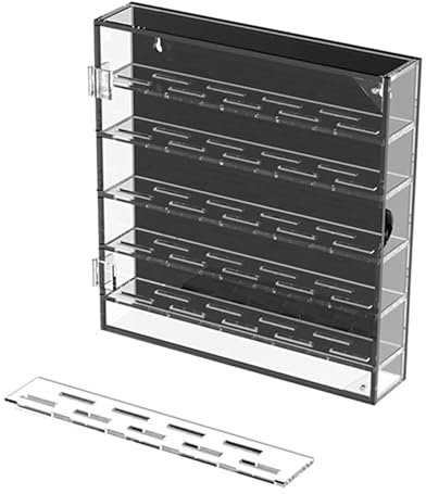 Zdprkqzvz Transparenter runder Münzhalter aus Acryl, Schreibtisch-Aufbewahrungsbox, stabile Präsentationsbox, Bastelbedarf für Sammler und Juweliere