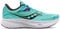 Saucony Damen Ride 15 Laufschuh, Cool Mint/Acid, 40.5 EU