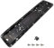 Kennzeichenhalterung, Nummernschildhalterung Glitzer Auto, Nummernschildhalter 3D, Kennzeichenhalter Edelstahl, Auto Zubehör Tuning für Frauen Deko Bling Bling Bunt Kristall Metallic 1-PC Deutschland