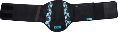 IXS Shaped Damen Nierengurt, schwarz/blau, M | Passgenau