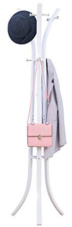 FKJLUN Porte-Manteau sur Pieds en Fer forgé Manteau Debout Manteau de Plancher de Plancher de Plancher Couloir de Couloir Porte-Manteau Vêtements