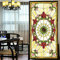 LXDWEI Pellicola protettiva per finestre, stile europeo della chiesa, vetro macchiato, senza colla, adesivo statico, decorativo, effetto satinato, 50 x 80 cm