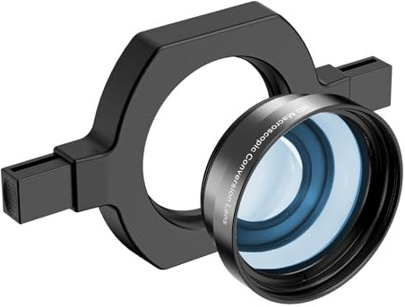 Obiettivo macro con supporto universale snap-on per filtro da 55 mm a 72 mm, obiettivo macro snap-on compatibile con Canon EF, Nikon F(DX), Sony Alpha etc+ Lens Optic Pen Cleaner + 1 panno in