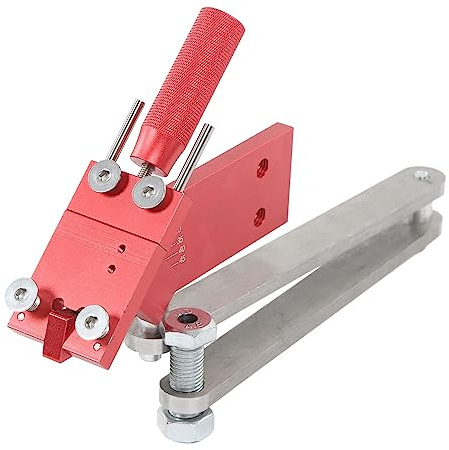 Lawn Mower Blade Sharpener, Heavy Duty Garden Tool Sharpener, 15° to 45° Adjustable, for Straight and Standard Lawn Mower Blades